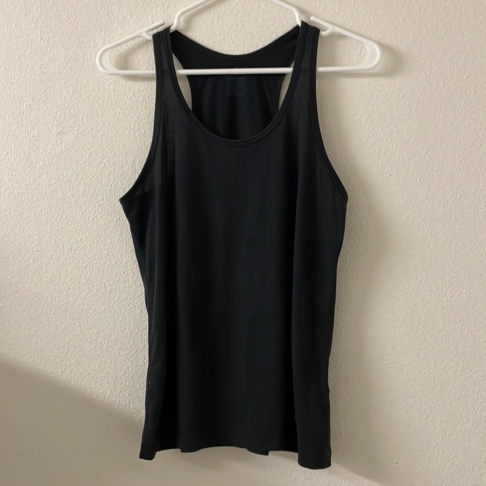 Black Nike dri fit workout exercise tank top size medium